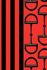 J.HOFFMAN'S Gameday Signature Scarf- Red & Black