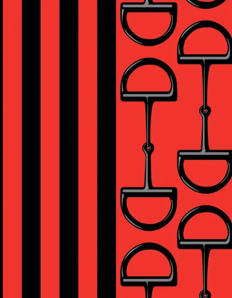 J.HOFFMAN'S Gameday Signature Scarf- Red & Black
