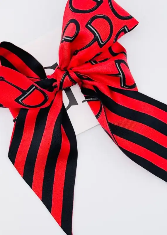 J.HOFFMAN'S Gameday Signature Scarf- Red & Black