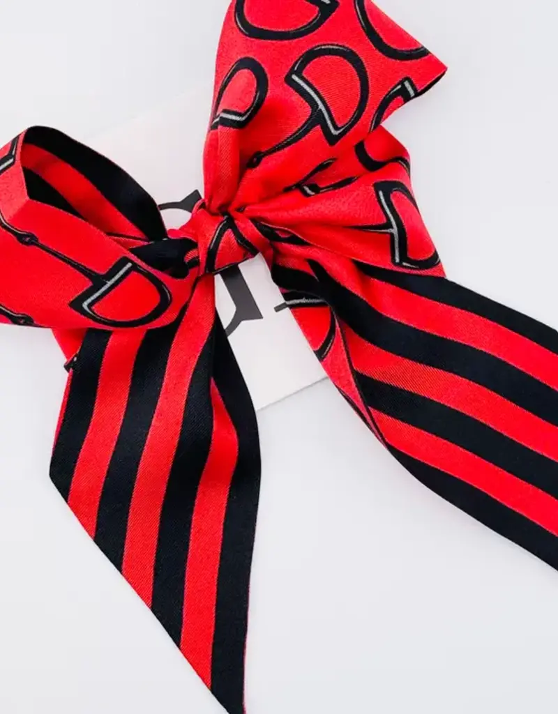 J.HOFFMAN'S Gameday Signature Scarf- Red & Black