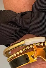 J.HOFFMAN'S Texas Map Bangle- Black