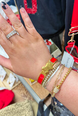 J.HOFFMAN'S Texas Map Bangle- Red