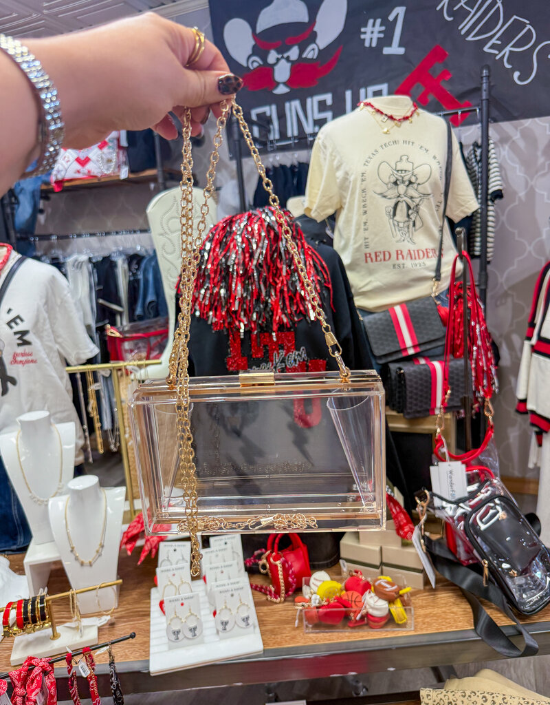 J.HOFFMAN'S Shawn Crossbody Clear Handbag