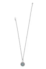 Mystery Of Love Heart Necklace in Aqua