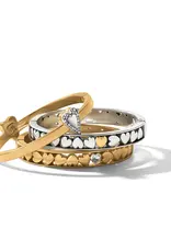 Mystery Of Love Crystal Heart Hinged Bangle