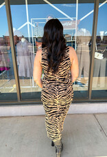 J.HOFFMAN'S Simone Sweater Dress- Tiger