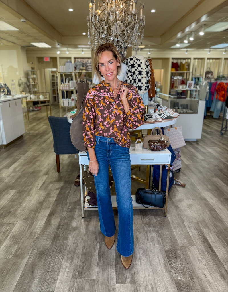 J.HOFFMAN'S Horsing Around Top- Chocolate