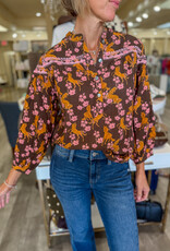 J.HOFFMAN'S Horsing Around Top- Chocolate