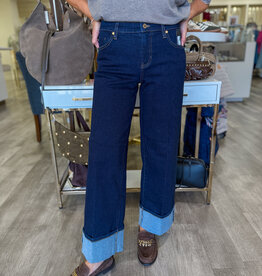 J.HOFFMAN'S Morgan Cuffed Jean- Indigo