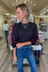 J.HOFFMAN'S Kacey Top- Black