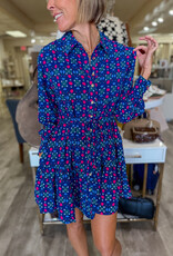 J.HOFFMAN'S Maya Take Two Dress- Navy