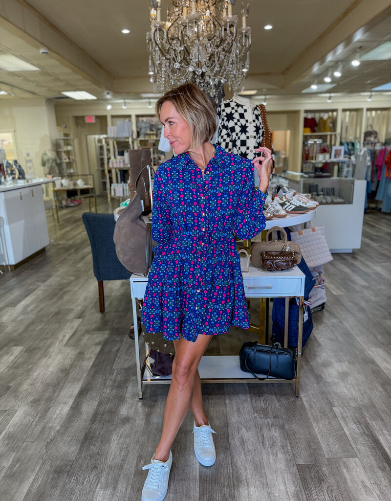 J.HOFFMAN'S Maya Take Two Dress- Navy