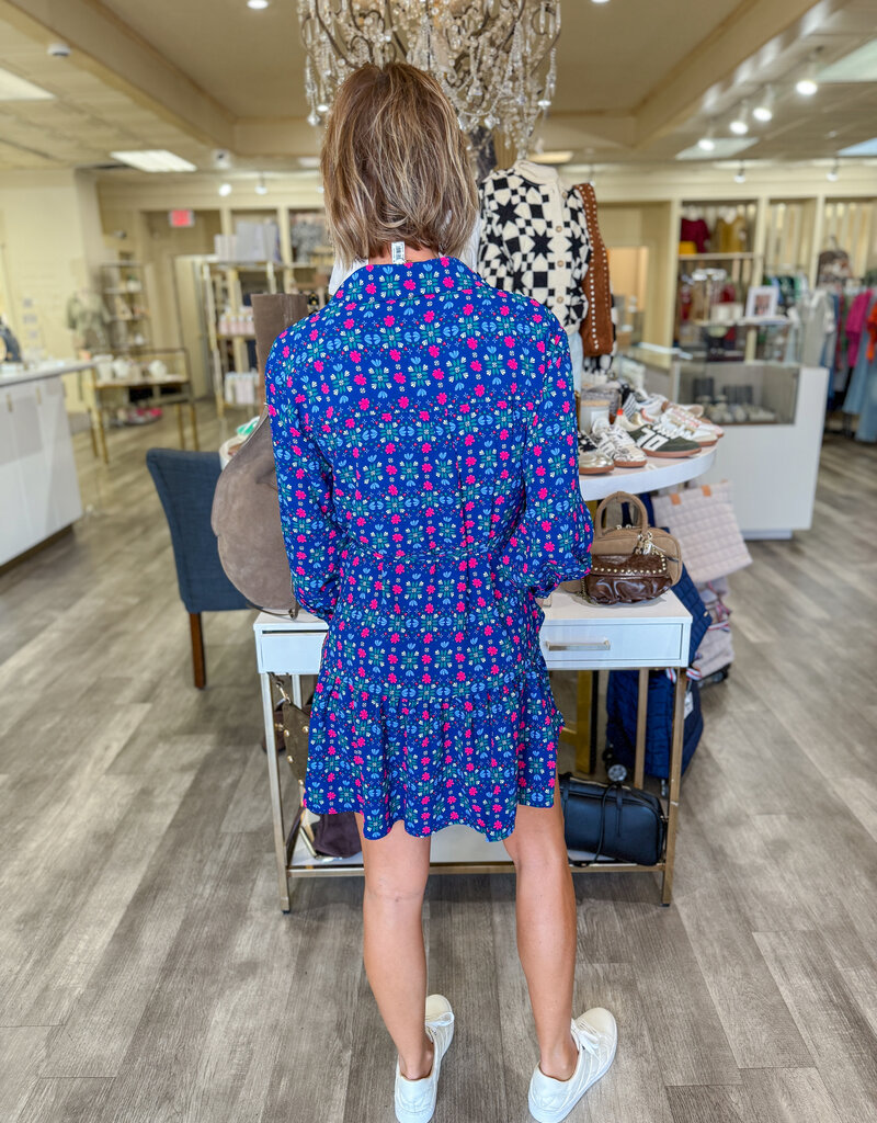 J.HOFFMAN'S Maya Take Two Dress- Navy