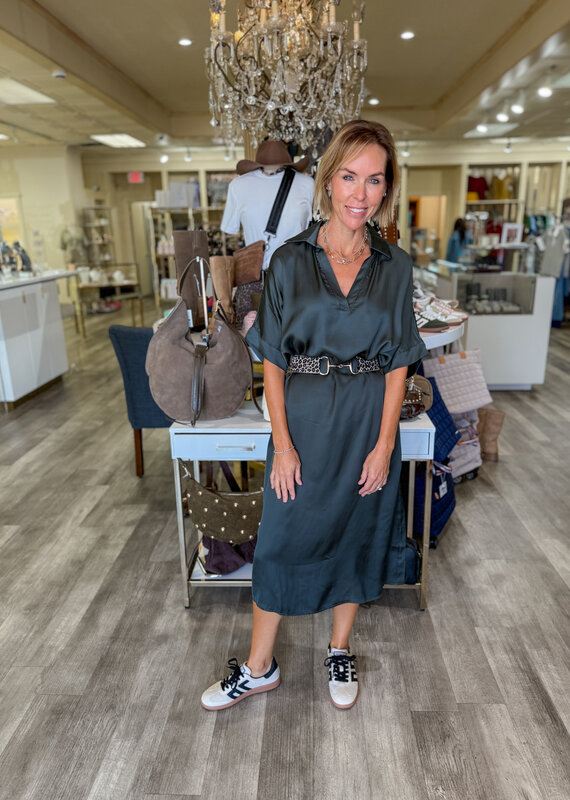 J.HOFFMAN'S Tania Dress- Smokey