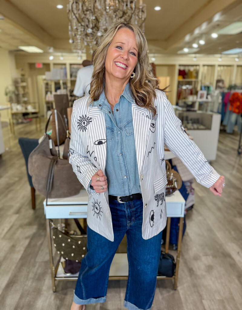 J.HOFFMAN'S Olker Blazer- Ecru