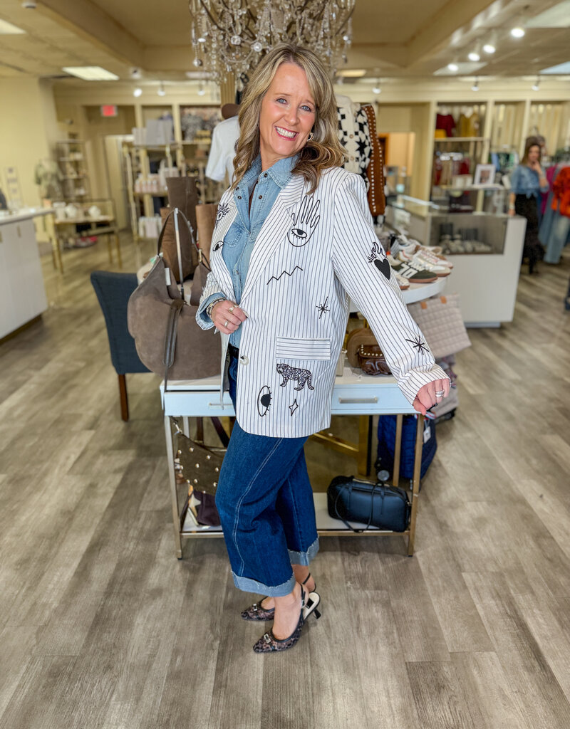 J.HOFFMAN'S Olker Blazer- Ecru