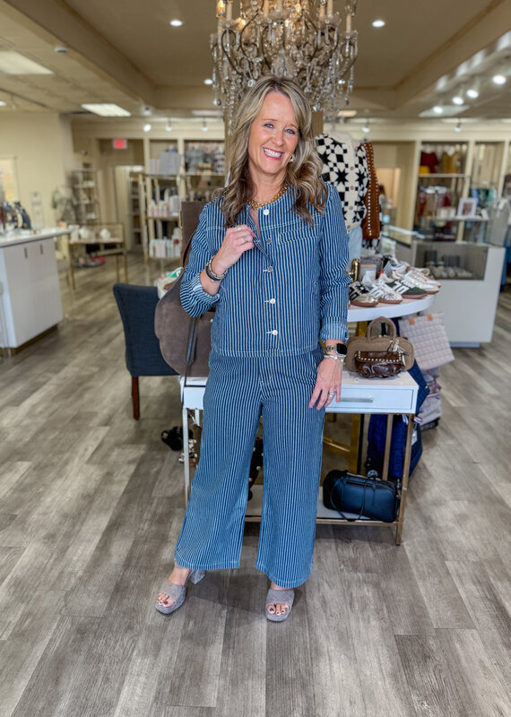J.HOFFMAN'S Gaura Pant- Bleu Jean