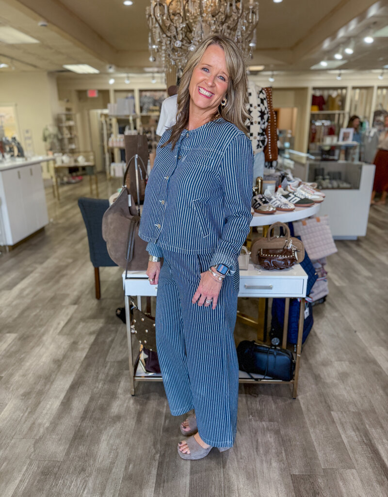 J.HOFFMAN'S Gaura Jacket- Bleu Jean