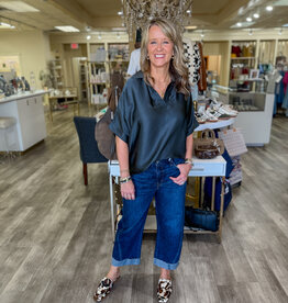 J.HOFFMAN'S Farrah Top- Smokey