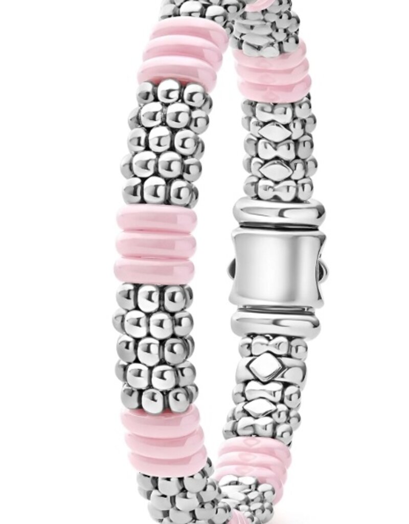 LAGOS Pink Caviar Pink Ceramic Caviar Beaded Bracelet | 9mm