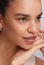 LAGOS Signature Caviar Two Tone Mini Hoop Earrings