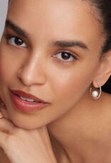 LAGOS Luna Pearl Hoop Earring