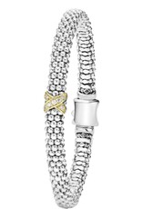 LAGOS Embrace Diamond Single X Two-tone 6mm Brclt