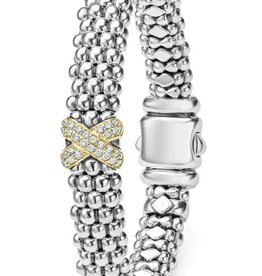 LAGOS Caviar Lux Single 18K w/ Diamond X 9mm Bracelet