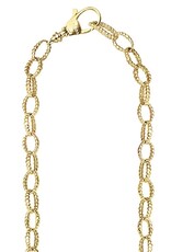 LAGOS Caviar Gold 18K Gold Fluted Link Necklace