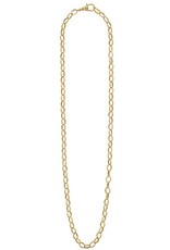 LAGOS Caviar Gold 18K Gold Fluted Link Necklace