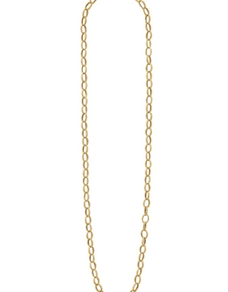 LAGOS Caviar Gold 18K Gold Fluted Link Necklace