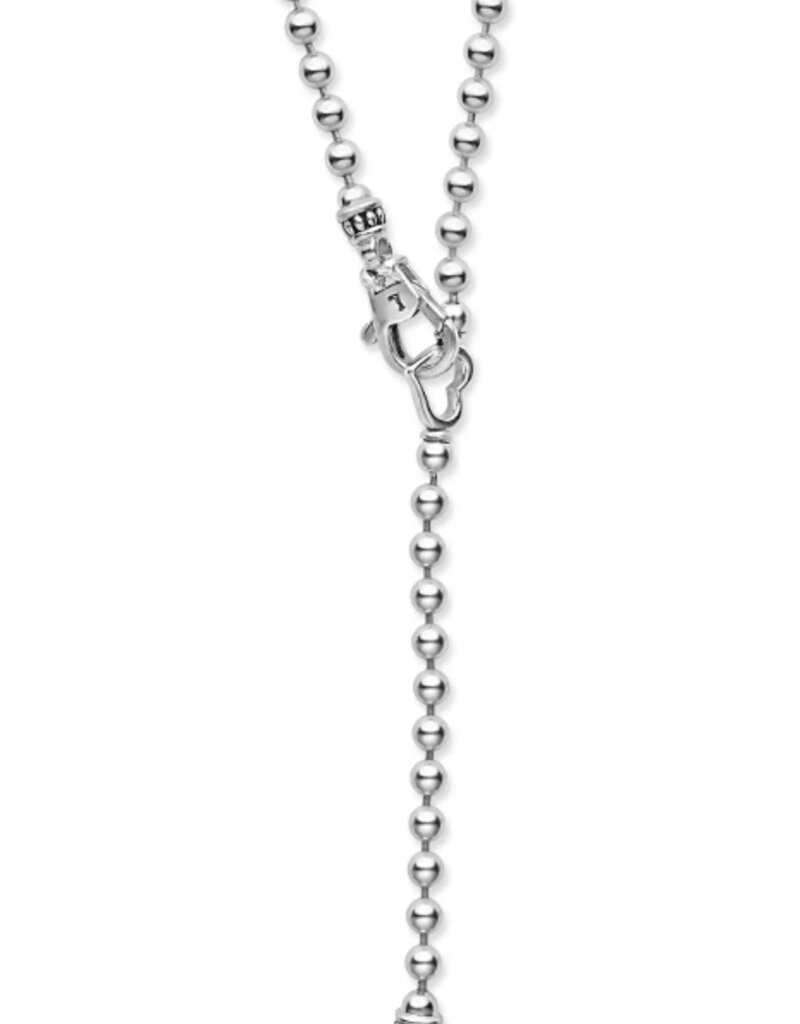 LAGOS Signature Caviar Two-Tone Interlocking Pendant Necklace