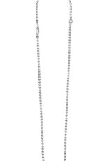 LAGOS Signature Caviar Two-Tone Interlocking Diamond Pendant Necklace