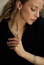 LAGOS Caviar Spark Small Linear Diamond Pendant Necklace