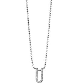 LAGOS Caviar Spark Small Linear Diamond Pendant Necklace