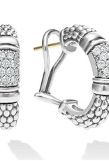 LAGOS Caviar Spark Caviar Diamond Hoop Earrings