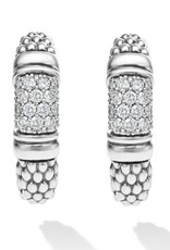 LAGOS Caviar Spark Caviar Diamond Hoop Earrings