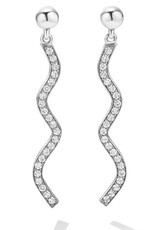 LAGOS Caviar Spark Large Wave Diamond Drop Earrings