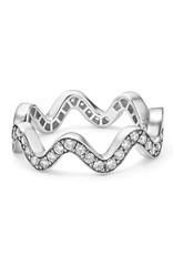 LAGOS Caviar Spark Wave Diamond Eternity Band Ring
