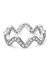 LAGOS Caviar Spark Wave Diamond Eternity Band Ring