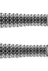 LAGOS Smart Caviar Black Ceramic and Stainless Steel Infinite Watch Bracelet