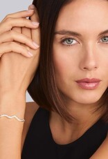 LAGOS Caviar Spark Beaded Wave Diamond Bracelet