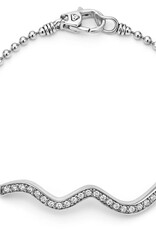 LAGOS Caviar Spark Beaded Wave Diamond Bracelet