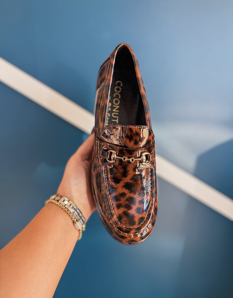 J.HOFFMAN'S Kimbra Loafer- Brown Leopard