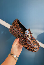 J.HOFFMAN'S Kimbra Loafer- Brown Leopard