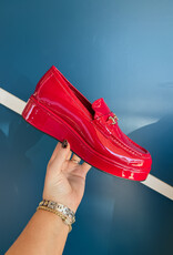 J.HOFFMAN'S Kimbra Loafer- Red Patent