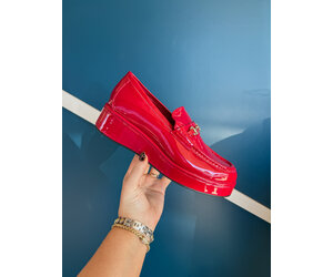 Kimbra Loafer- Red Patent - j.hoffman's