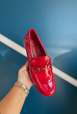 J.HOFFMAN'S Kimbra Loafer- Red Patent