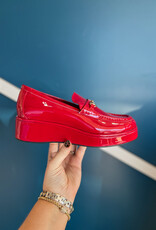 J.HOFFMAN'S Kimbra Loafer- Red Patent
