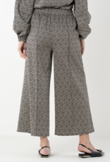 J.HOFFMAN'S Teddy Crop Trouser- Black Tonal